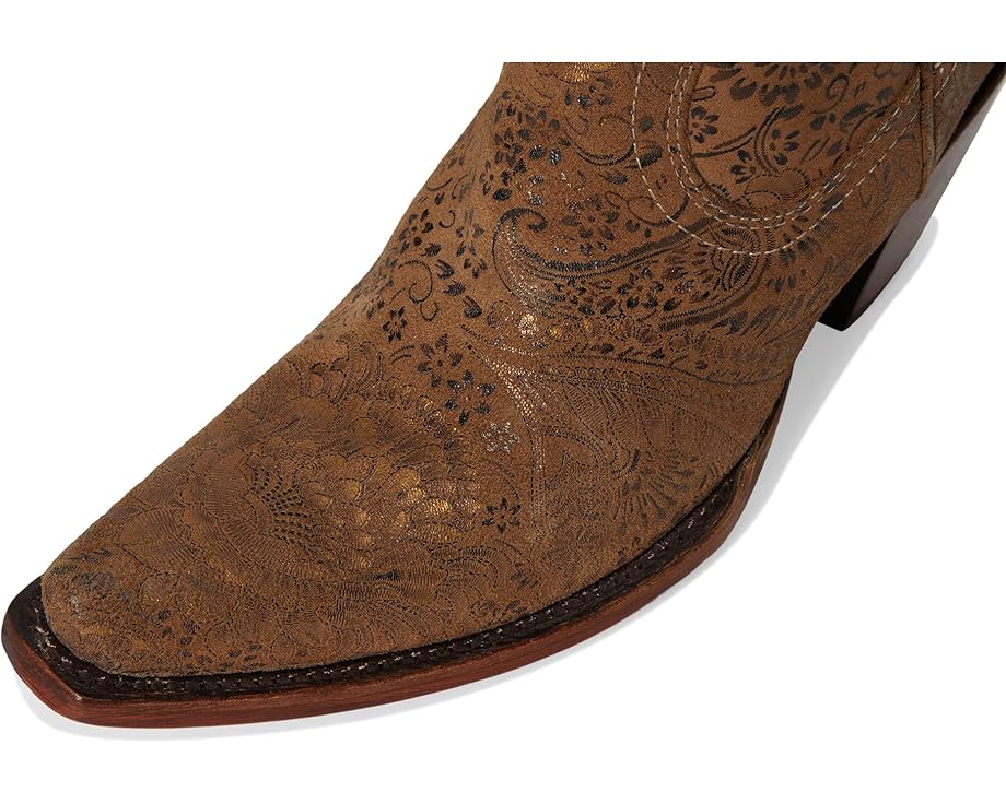 Corral A4588 Sand/Gold Floral Embroidery Tall Top Ladies Cowboy Boots