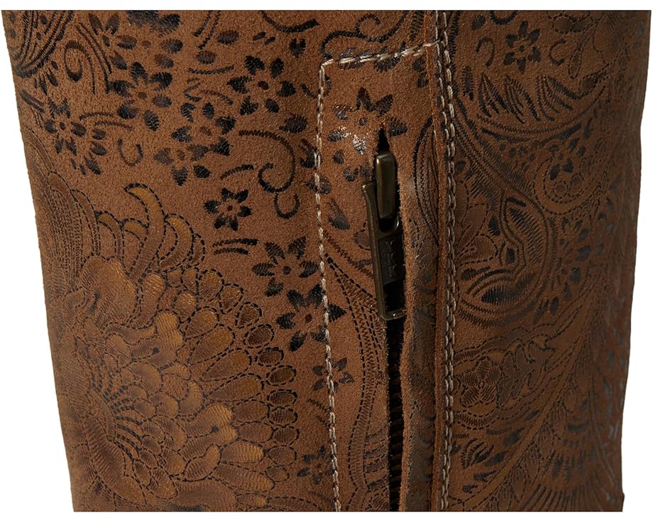 Corral A4588 Sand/Gold Floral Embroidery Tall Top Ladies Cowboy Boots