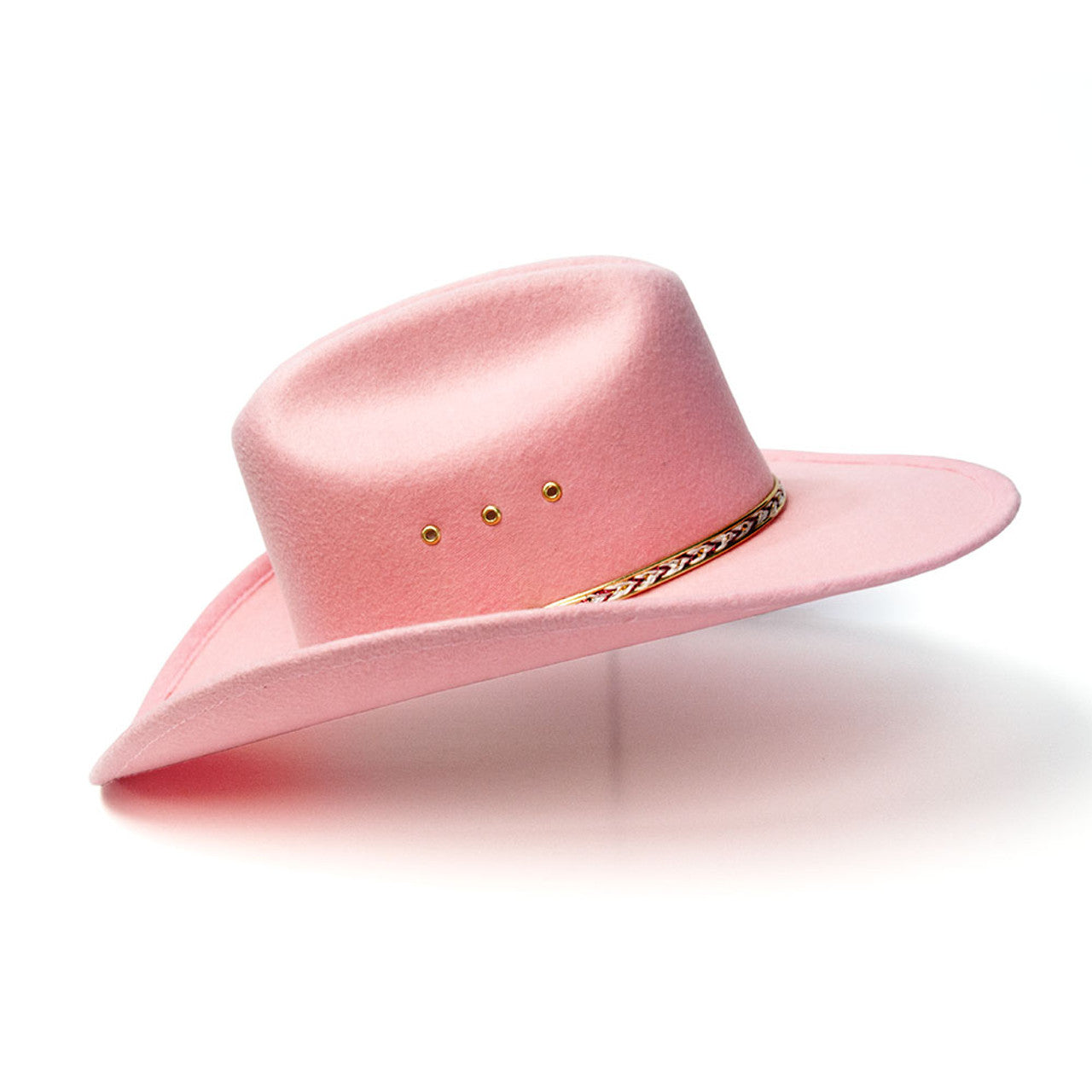 BFF26 Pink Cattleman Cowboy Hat