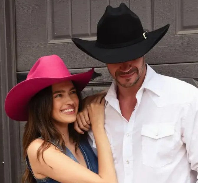American Hat Makers 710087 Beau Cattleman Cowboy Hat in Pink