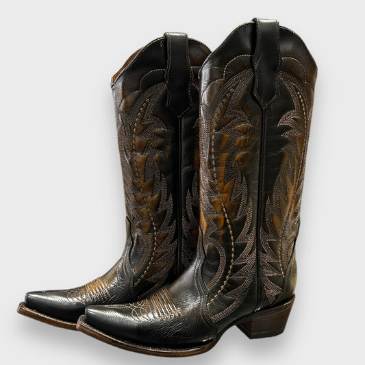 Circle G by Corral Ladies Western Boots in Triad Multitoned Brown L5872