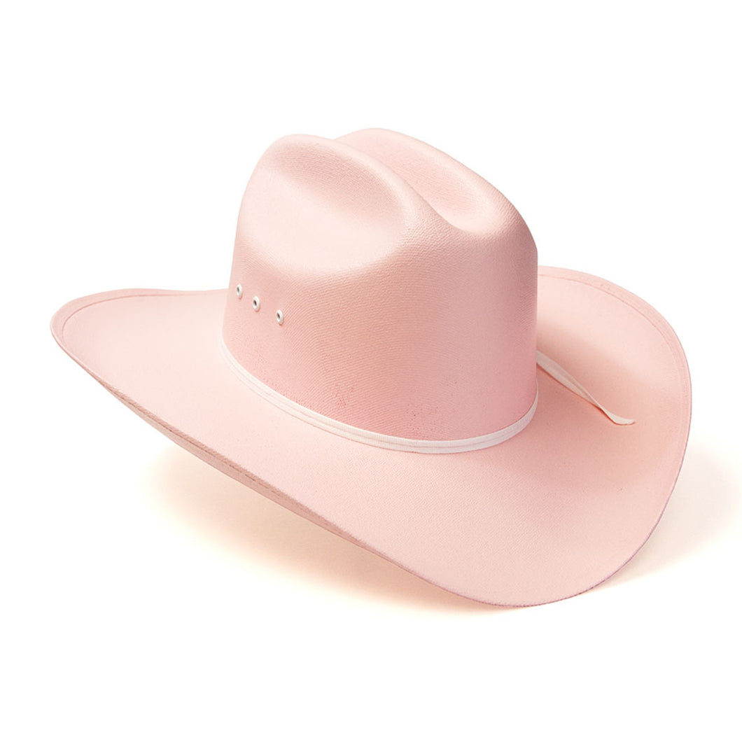 Western Express CA-2PNK KIDS Pink Straw Cattleman Hat