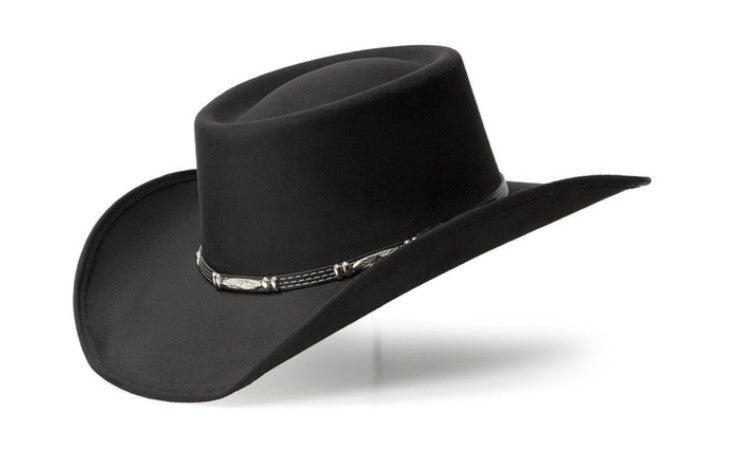 Western Express CL-84 Suede Like Gambler Hat