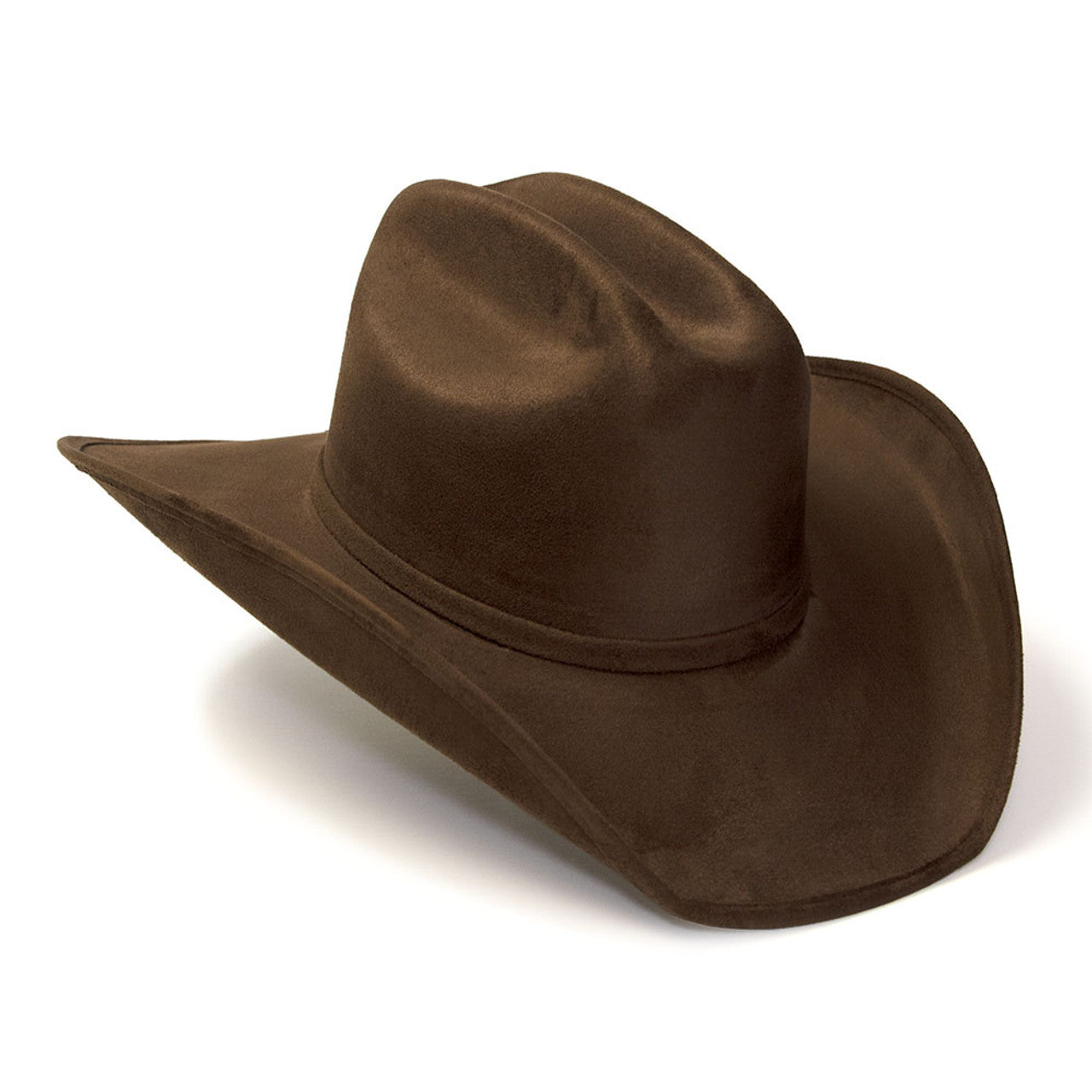 Western Express CL-96 Suede Finish Cattleman Hat in Brown