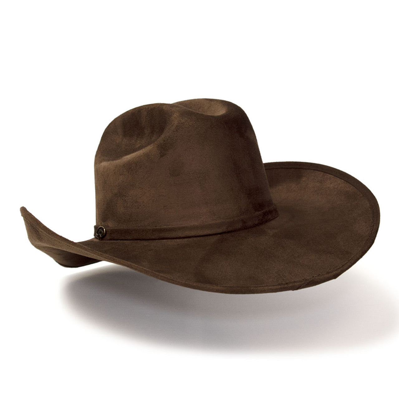 Western Express CL-96 Suede Finish Cattleman Hat in Brown