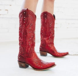 Lane Boots LB0469G-055 Cossette Boots in Smoldering Ruby