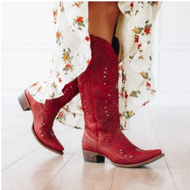Lane Boots LB0469G-055 Cossette Boots in Smoldering Ruby