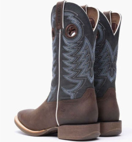 Durango DDB0216 Men's Rebel Pro™ Denim Blue Western Boots in Belgian Brown & Denim Blue