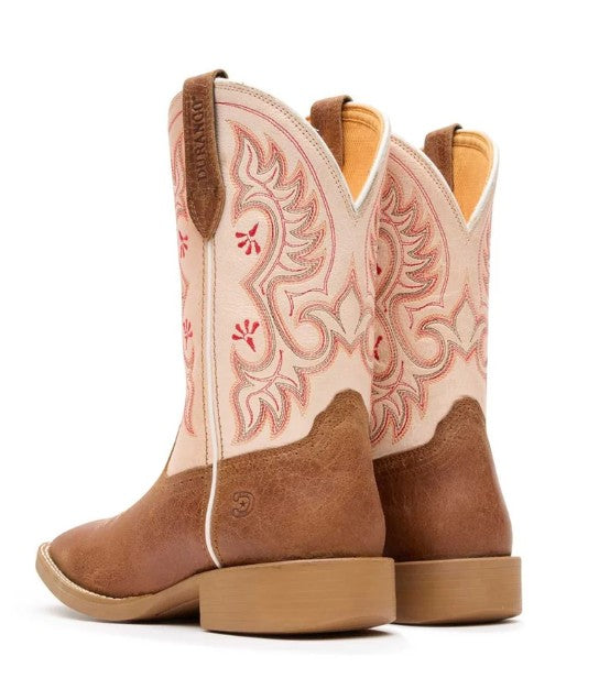 Durango DRD0482 Shyloh Women's Western Boots in Tan Metallic Peach