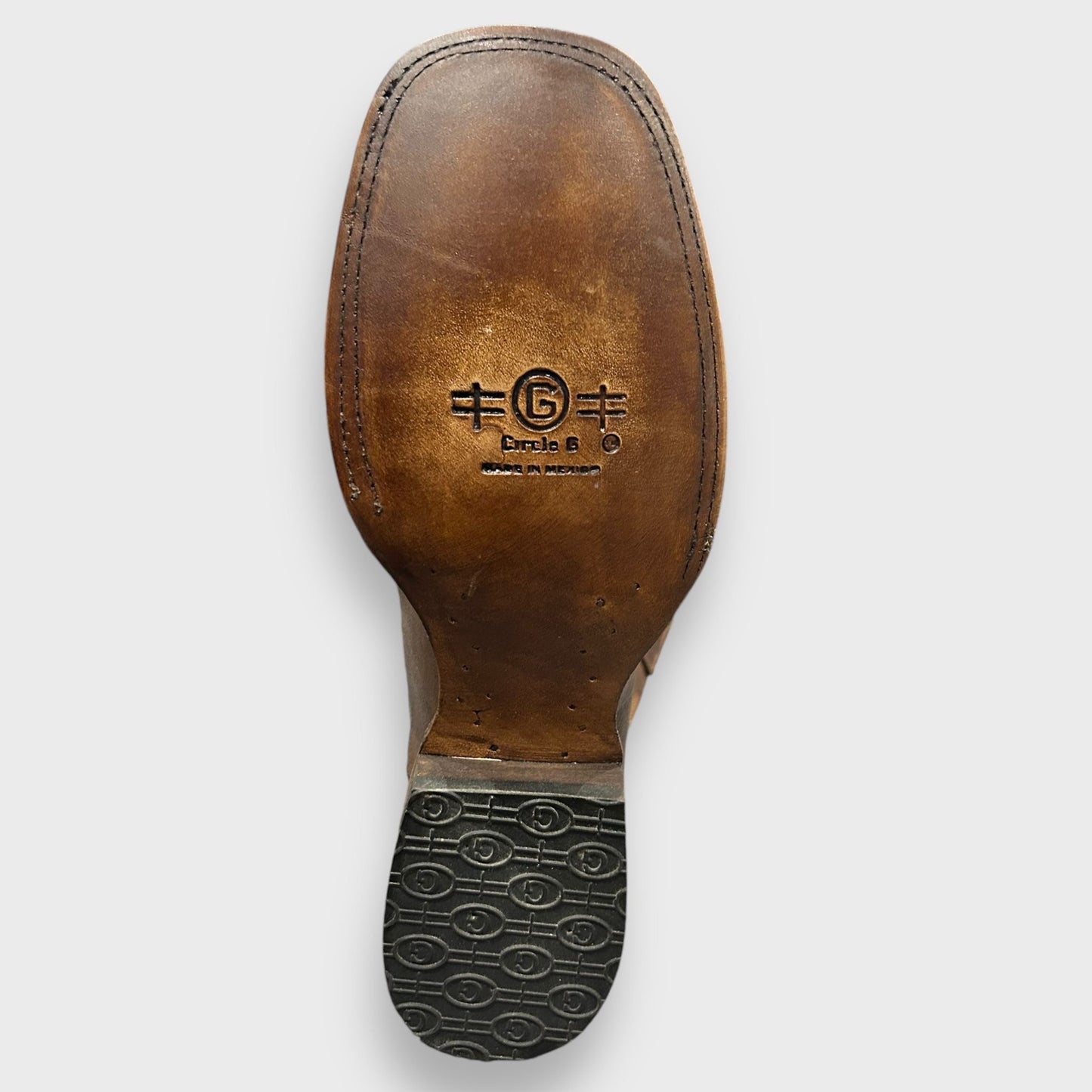 Circle G by Corral Men's L5733 Brown Square Toe Cowboy Boots