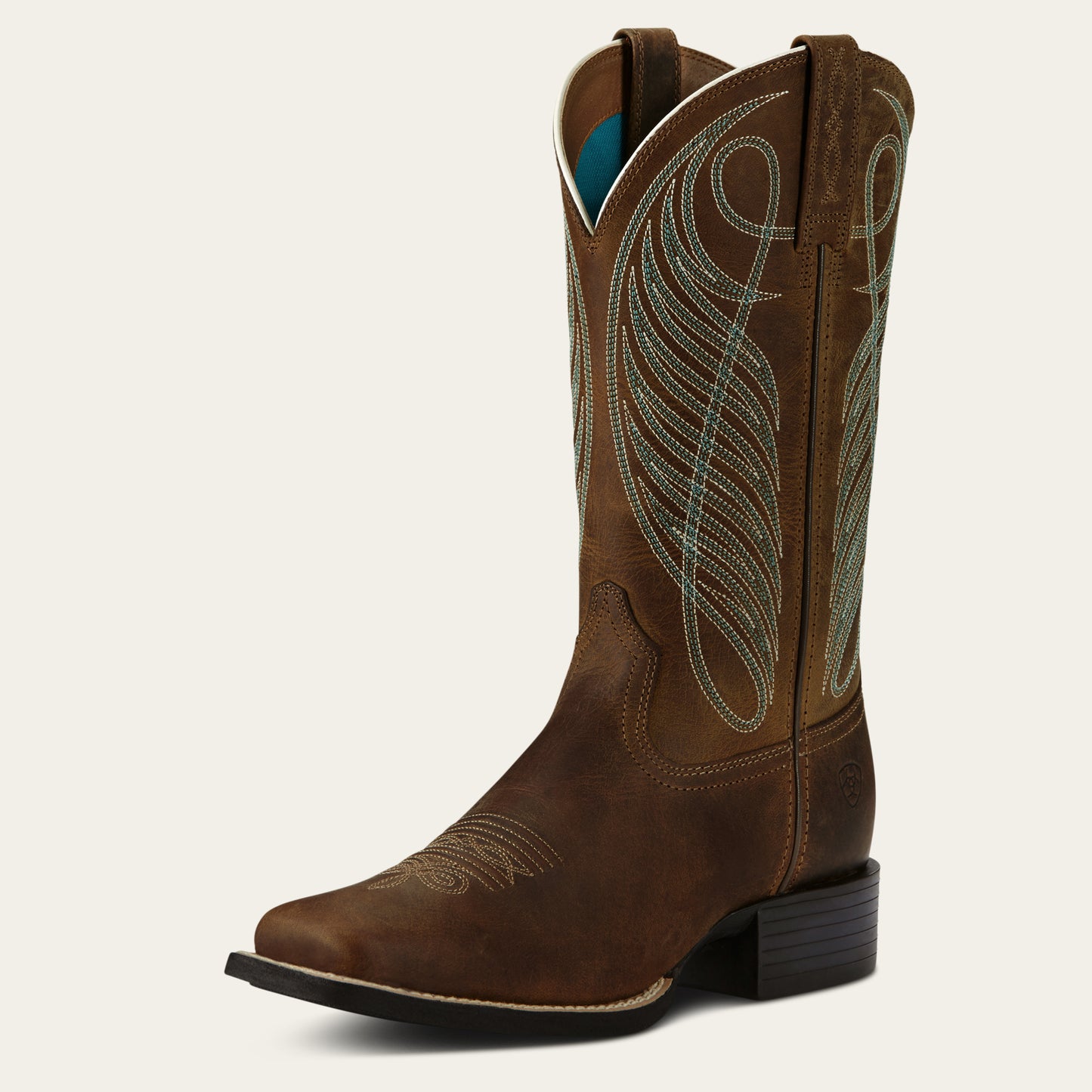 Ariat Ladies 10018528 Round Up Wide Square Toe