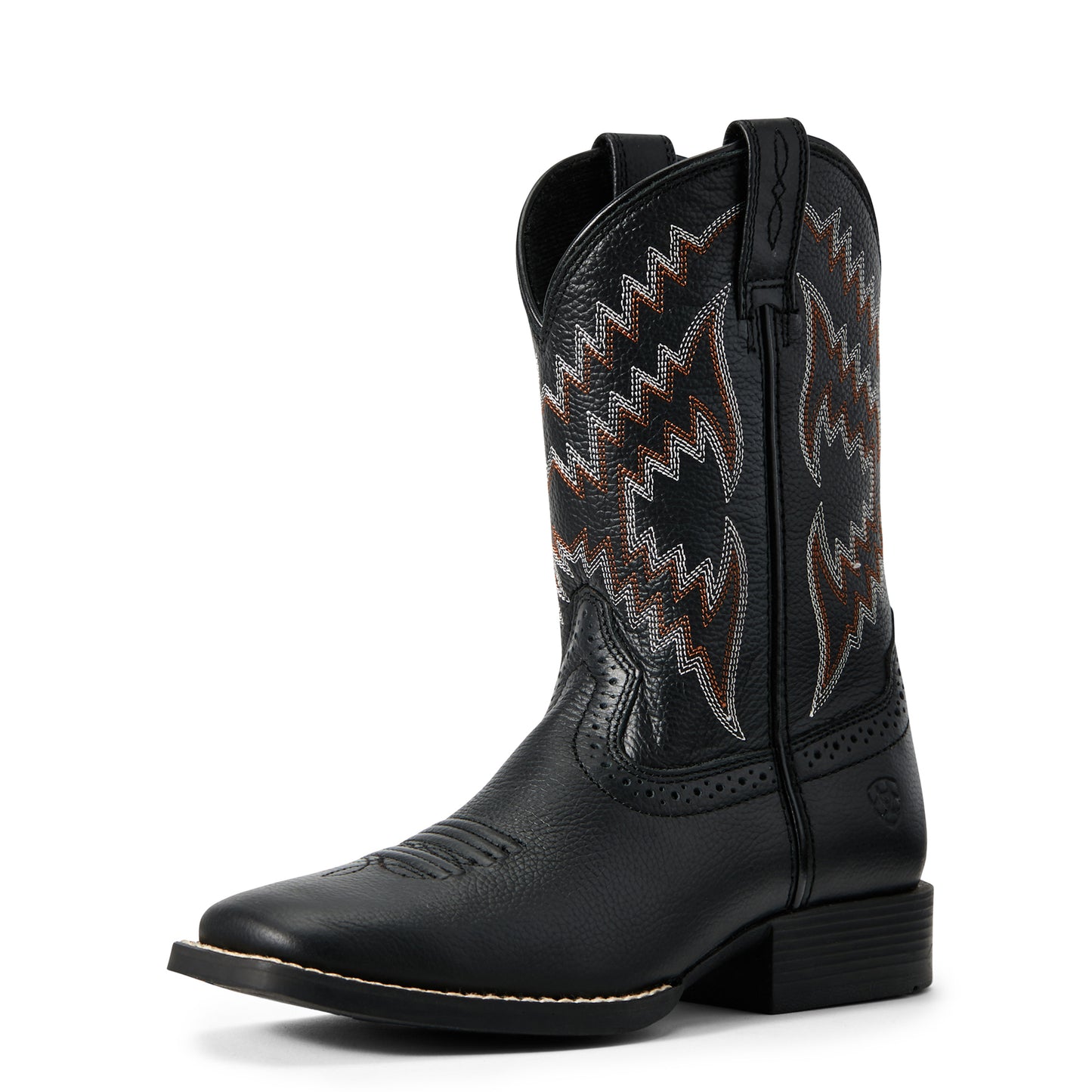 Ariat KIDS' Youth Tycoon in Bear Black Western Boots 10029627