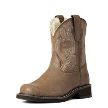 Load image into Gallery viewer, Ariat Ladies 10038374 Fatbaby Cosy Ash Brown Western Boots
