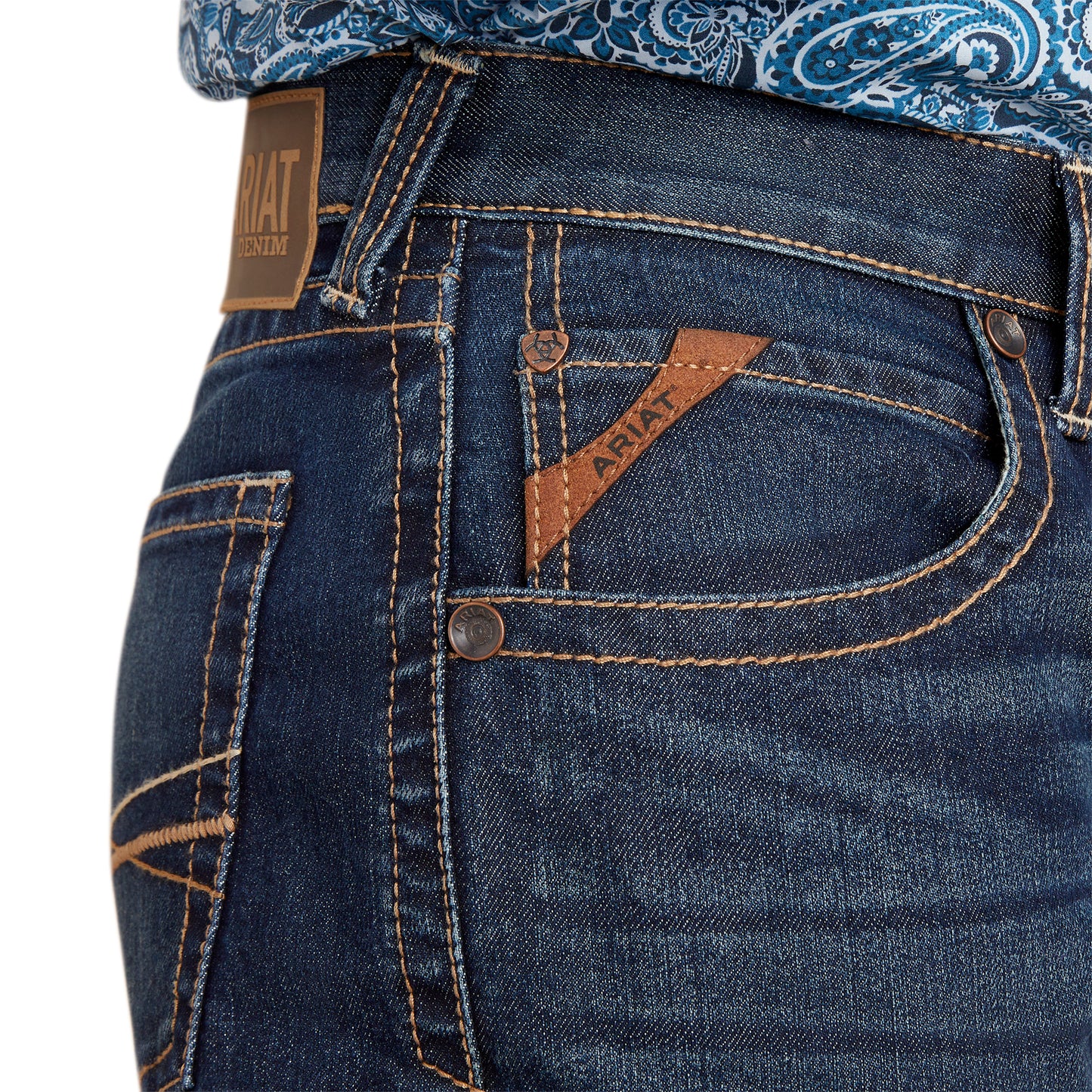 Ariat Mens M5 10045390 Dennis Straight Jeans