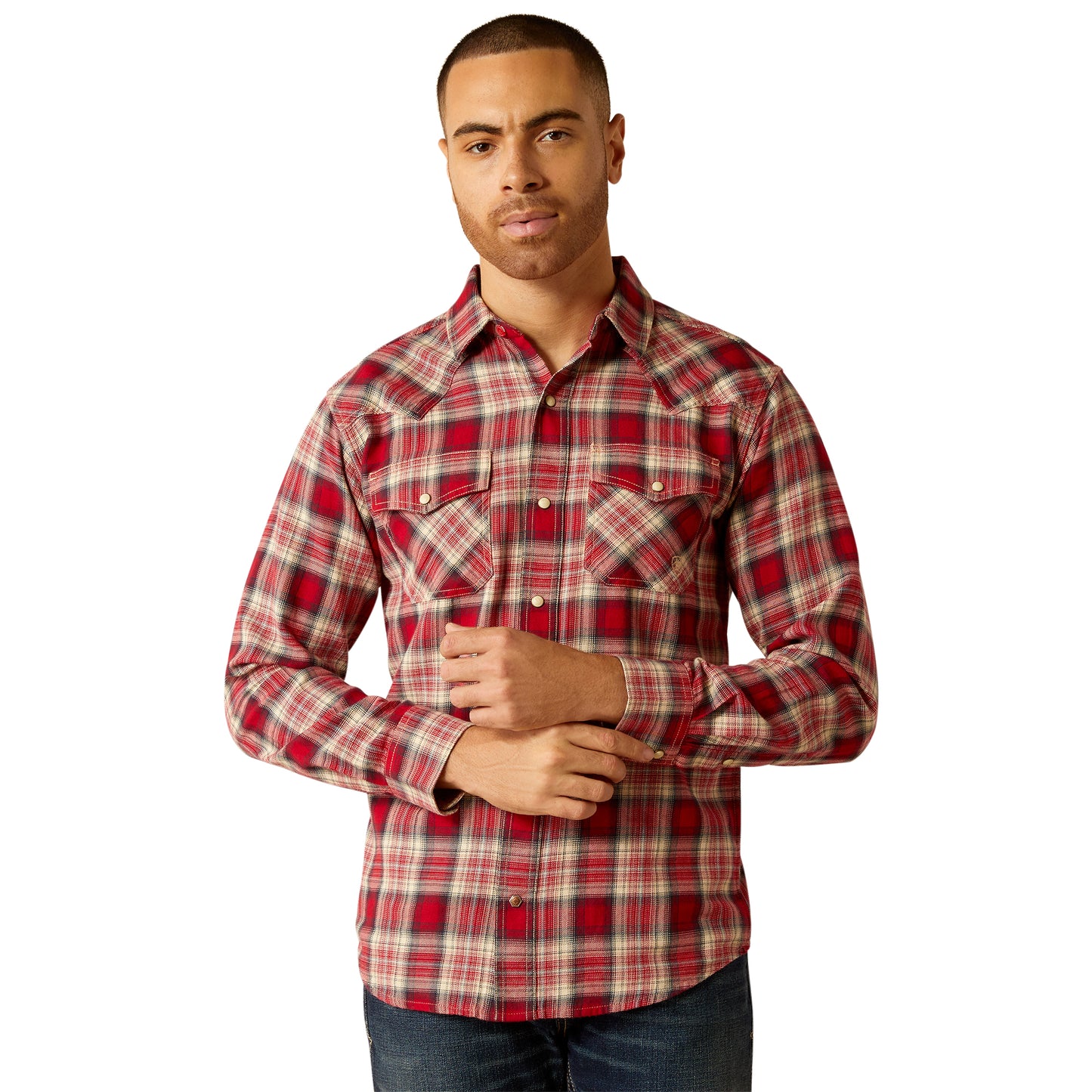 Ariat Mens Herschel Retro Snap Long Sleeved Shirt 10052316