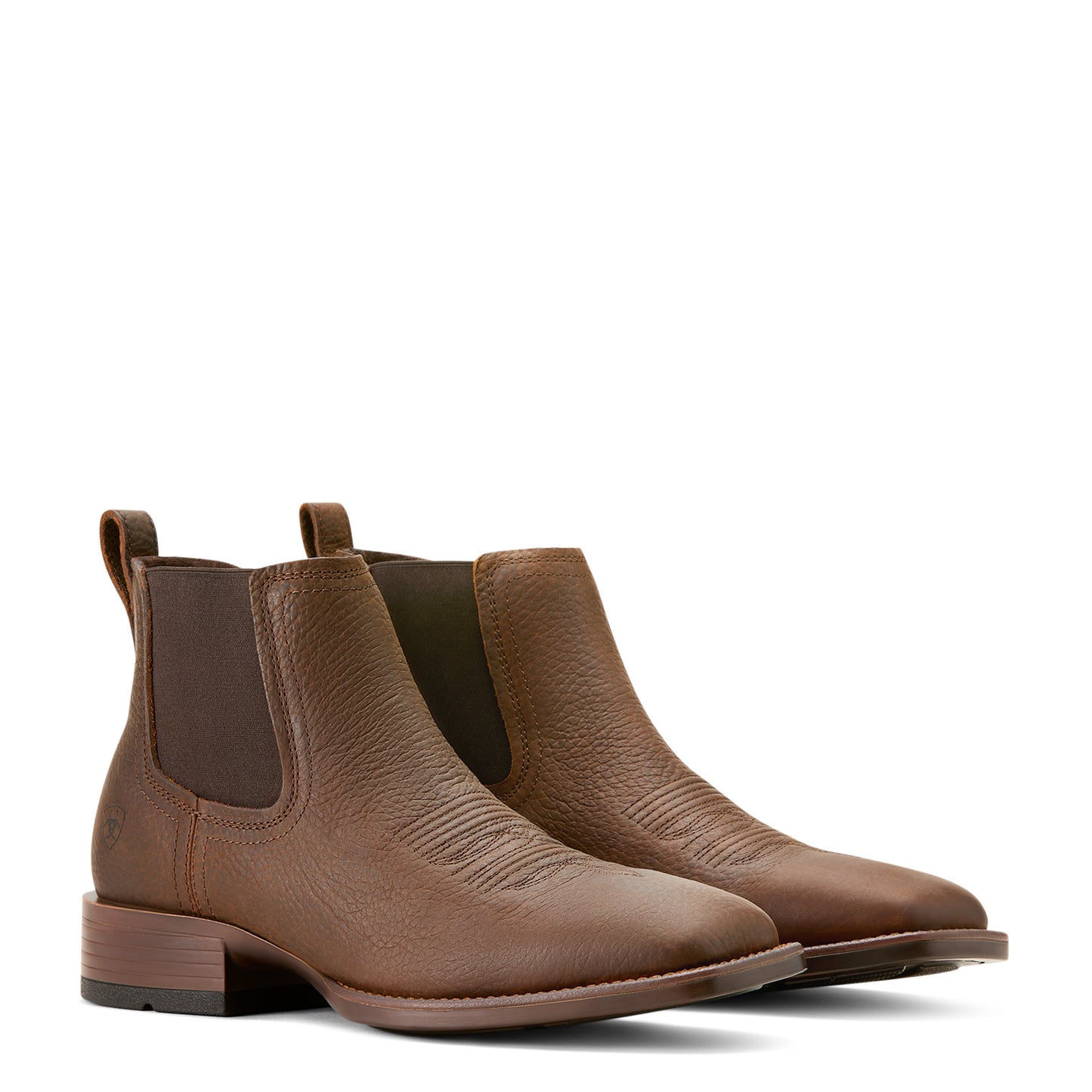 Ariat Mens 10053654 Booker Ultra Western Boot in Brown Oiled Rowdy