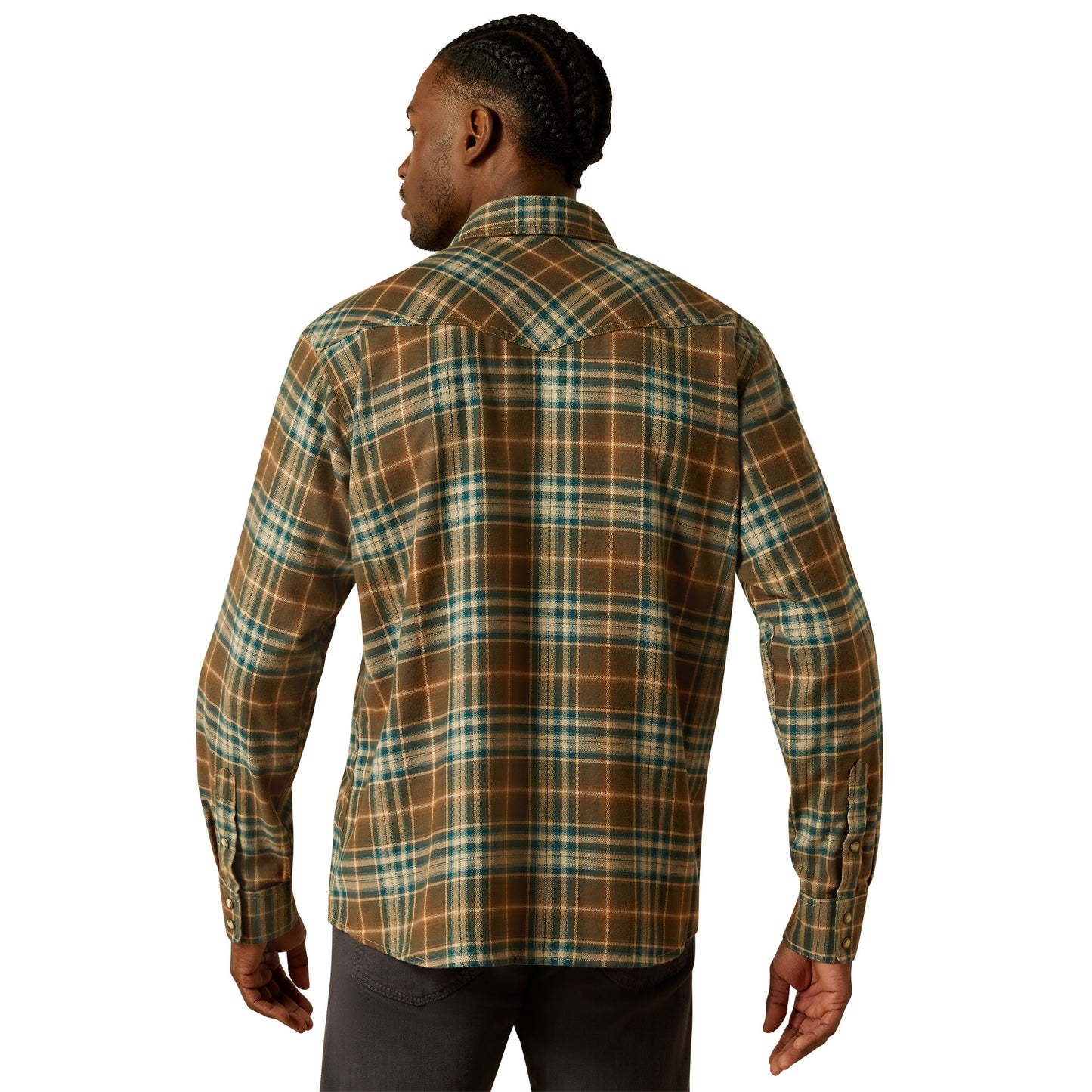 Ariat Mens Henry Retro Snap Long Sleeved Shirt 10062220