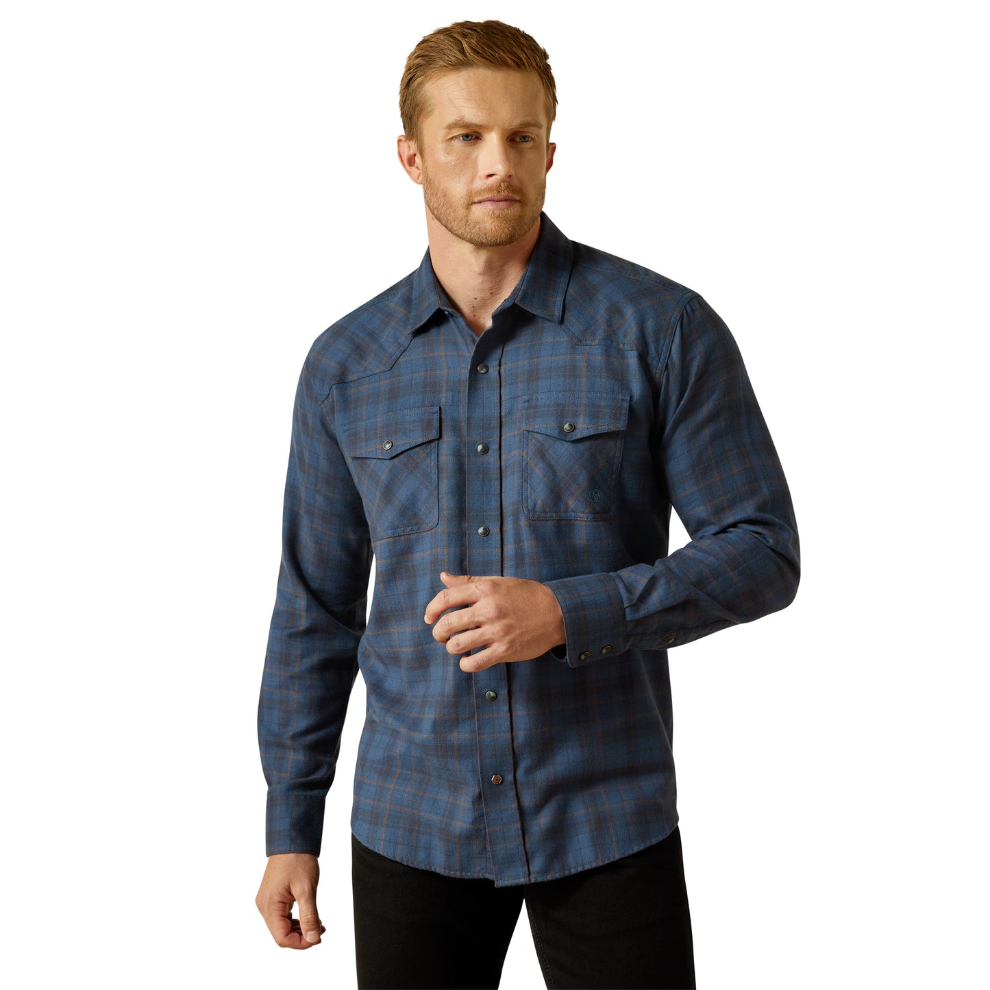 Ariat Mens Holland Retro Snap Long Sleeved Shirt 10062222