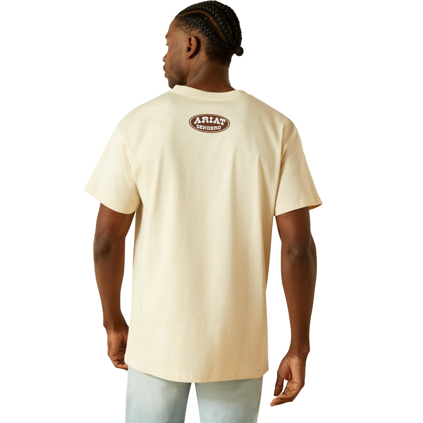 Ariat Unisex Sendero Slow Horses T-Shirt in Sandshell 10062405