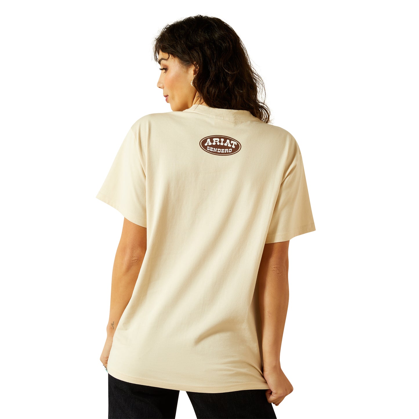 Ariat Unisex Sendero Slow Horses T-Shirt in Sandshell 10062405
