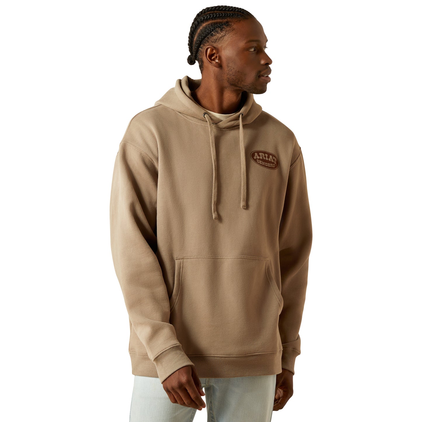 Ariat Unisex Sendero Slow Horses Hoodie in Brindle 10062503