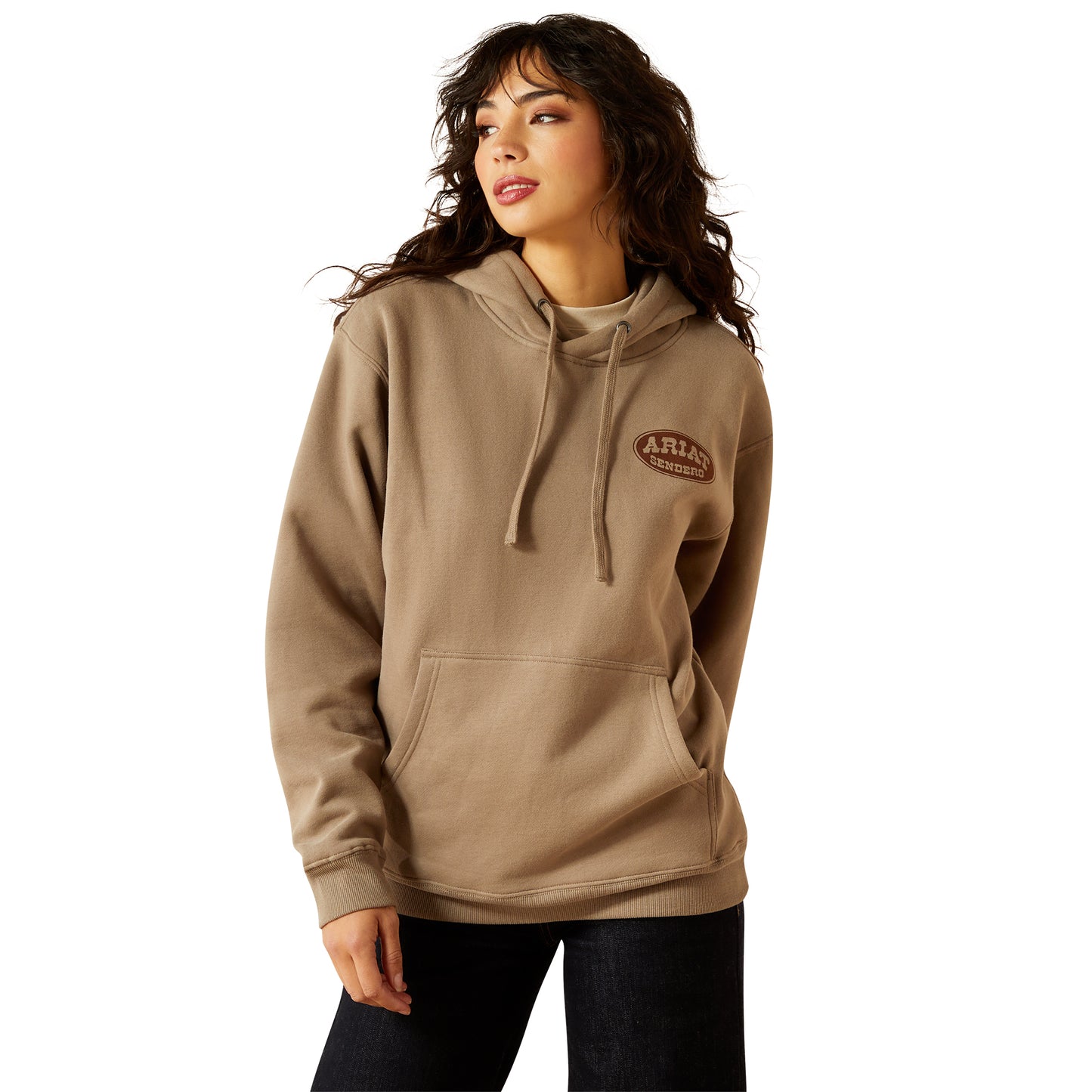 Ariat Unisex Sendero Slow Horses Hoodie in Brindle 10062503