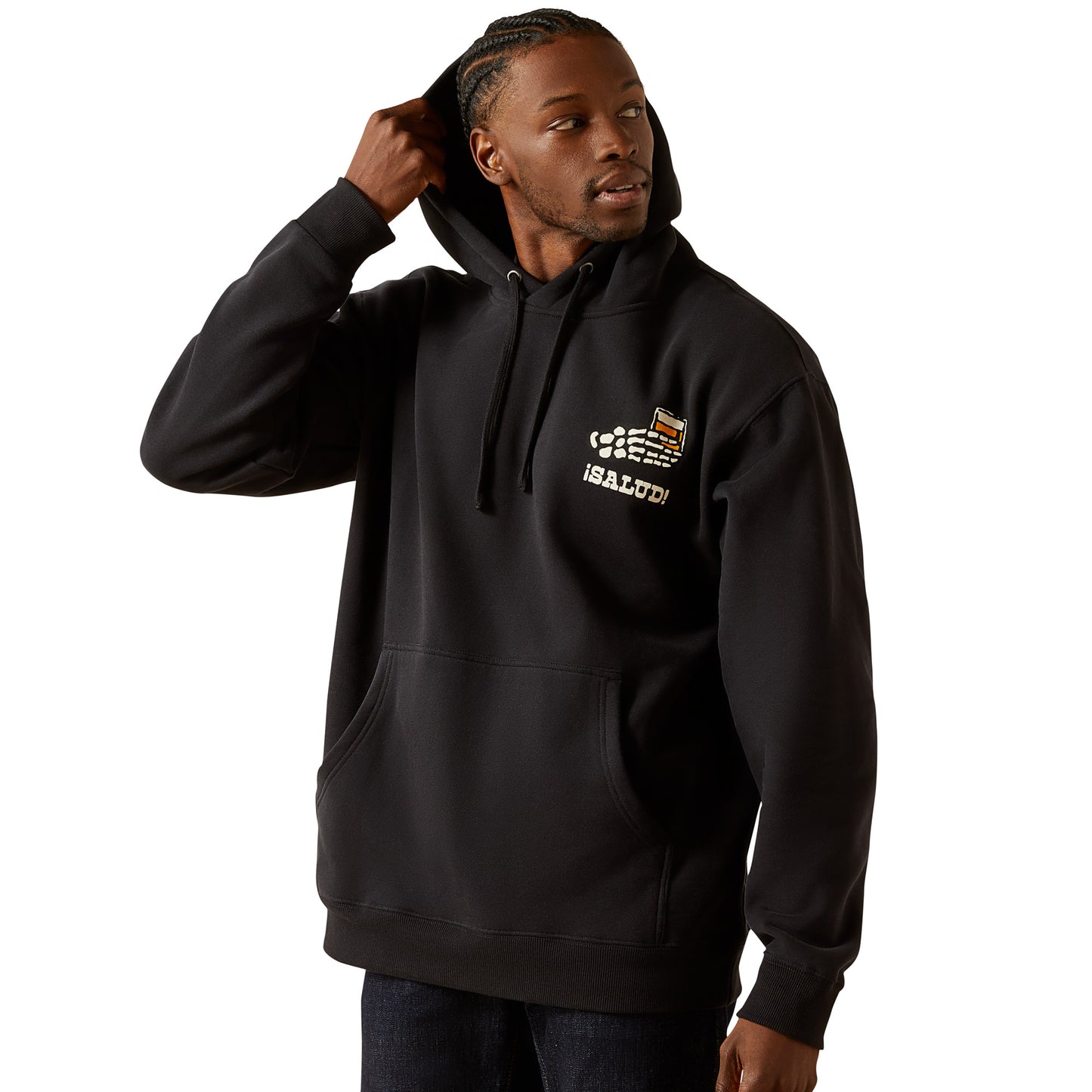 Ariat Unisex Sendero When Live Gives You Agaves Hoodie 10062504 in Black
