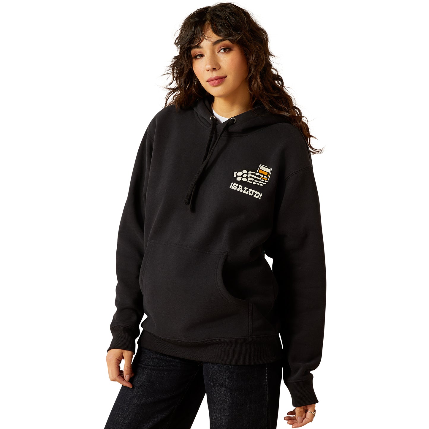 Ariat Unisex Sendero When Live Gives You Agaves Hoodie 10062504 in Black