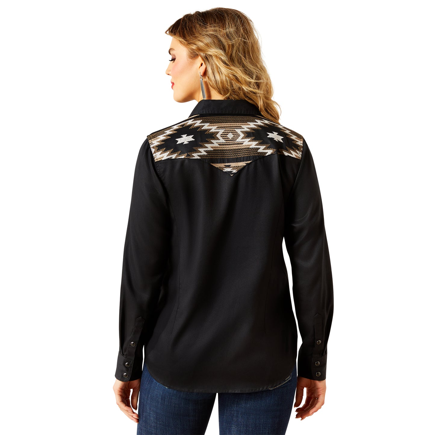 Ariat Ladies Dawn Western Shirt 10062789 in Black