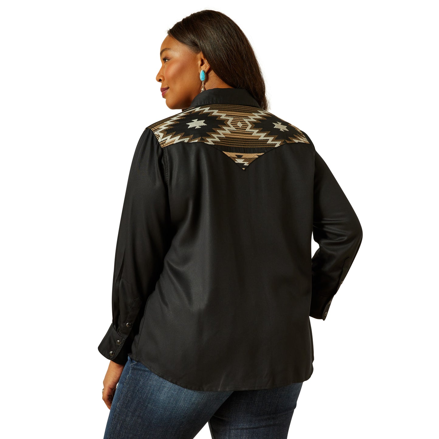 Ariat Ladies Dawn Western Shirt 10062789 in Black