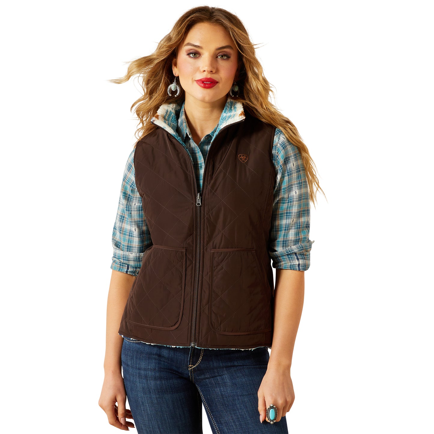Ariat Ladies 10062816 Dilon 2.0 Reversible Insulated Vest
