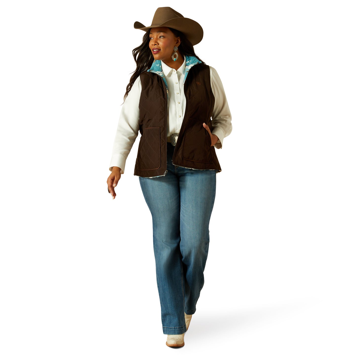 Ariat Ladies 10062816 Dilon 2.0 Reversible Insulated Vest