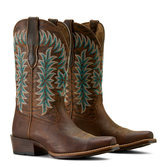 Ariat Ladies 10063900 Beaumont Western Boots in Sassy Brown