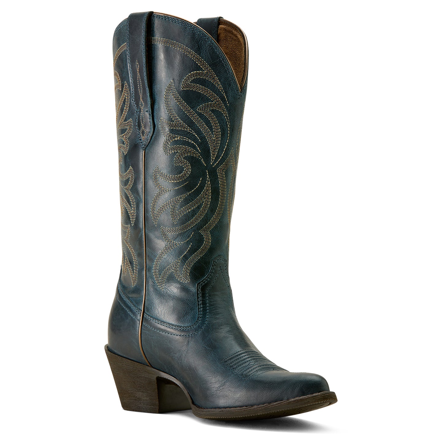 Ariat Ladies 10064008Heritage J Toe Stretch Fit Western Boots in Fresh Demin