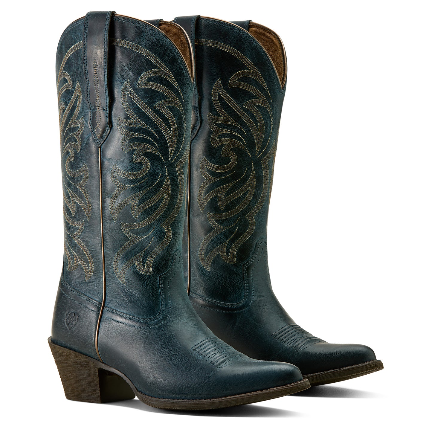 Ariat Ladies 10064008Heritage J Toe Stretch Fit Western Boots in Fresh Demin