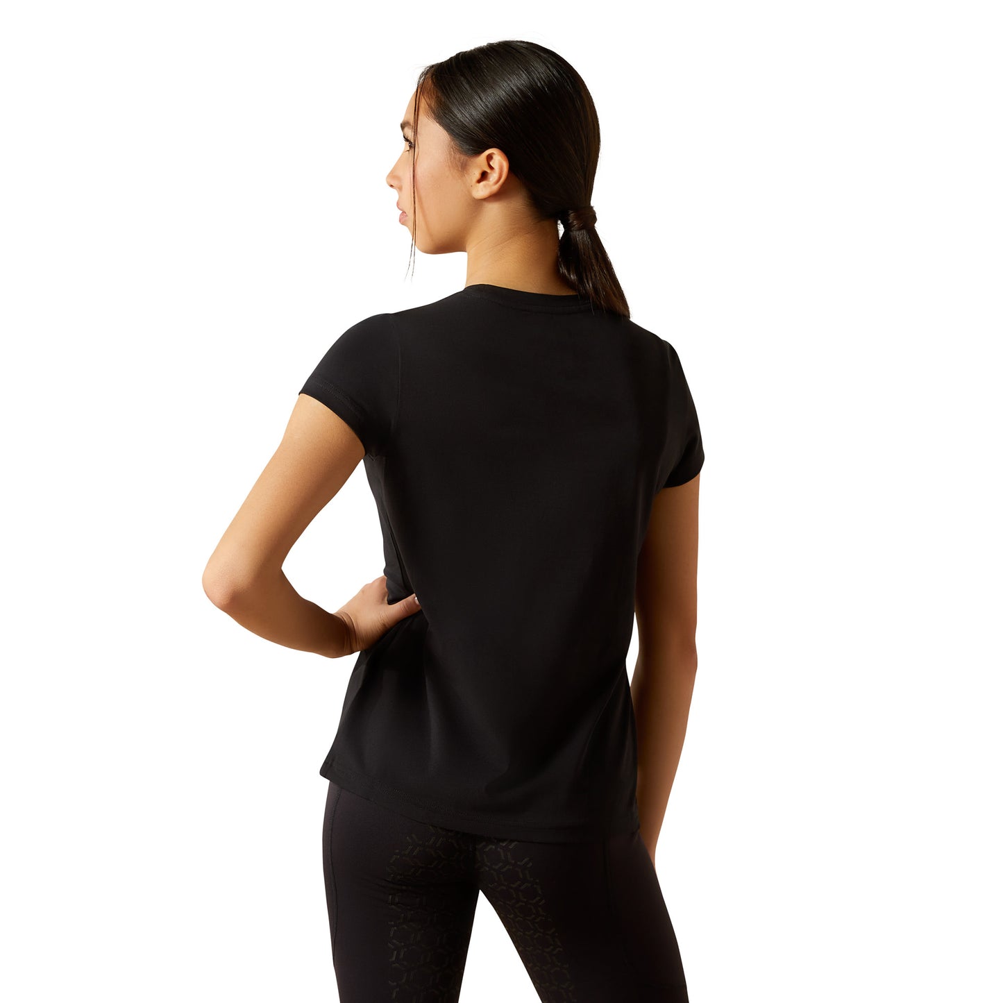 Ariat Youth 10062568 Ritzy Logo T-Shirt in Black
