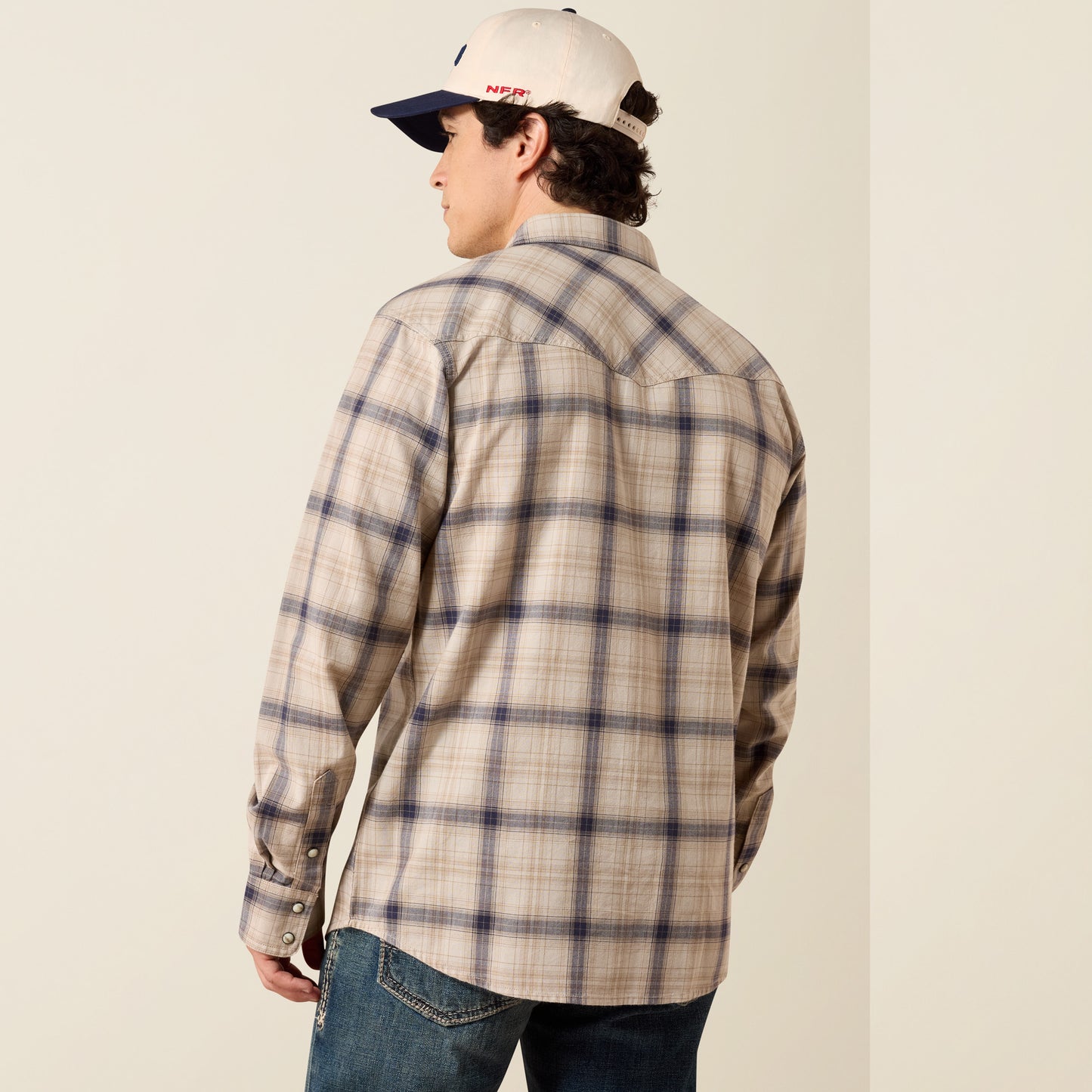 Ariat 10079300 Mens Retro Hudde Fitted Snap Shirt