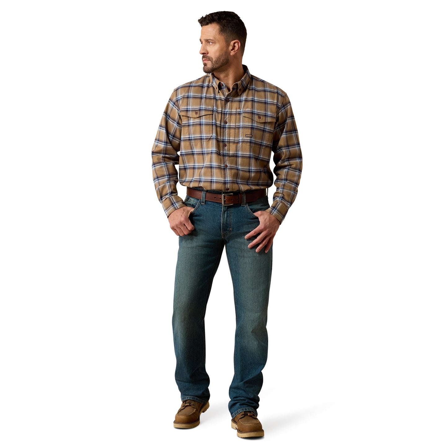 Ariat 10079170 Rebar Flannel DuraStretch Work Shirt