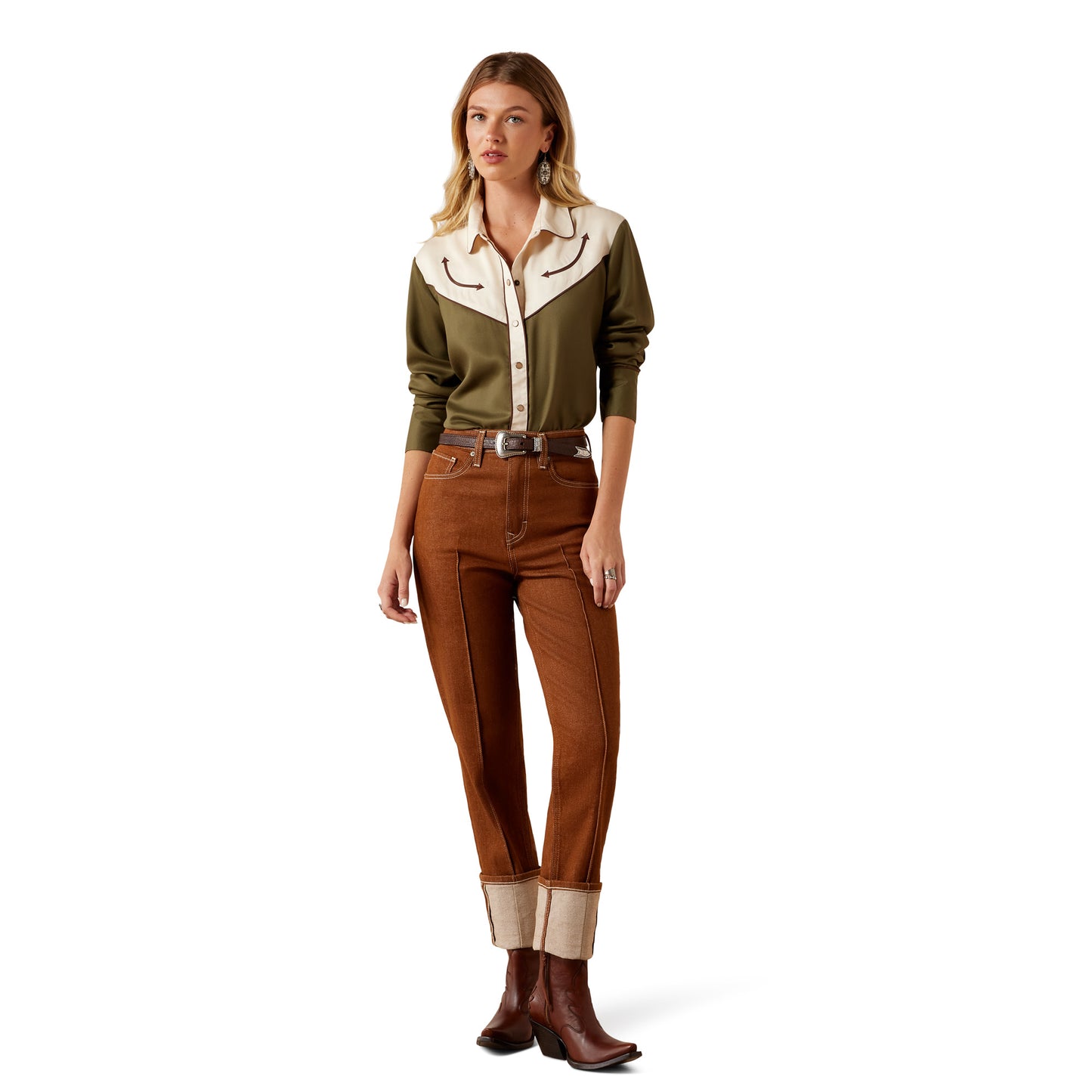 Ariat 10079320 Ladies Bellamy Western Snap Shirt