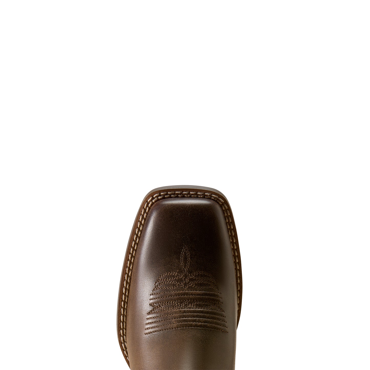 Ariat Ladies 10080408 Round Up Filly Wide Square Toe Western Boots in Dark Cacao