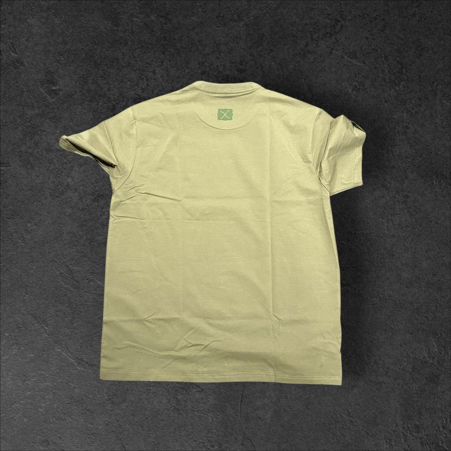 Twisted X Olive Green Logo Tee TSHIRT007