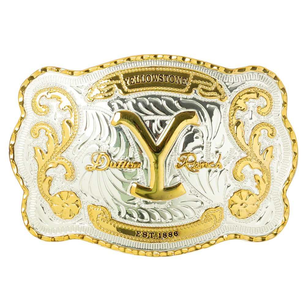 Stars & Stripes Yellowstone Buckle GS-611