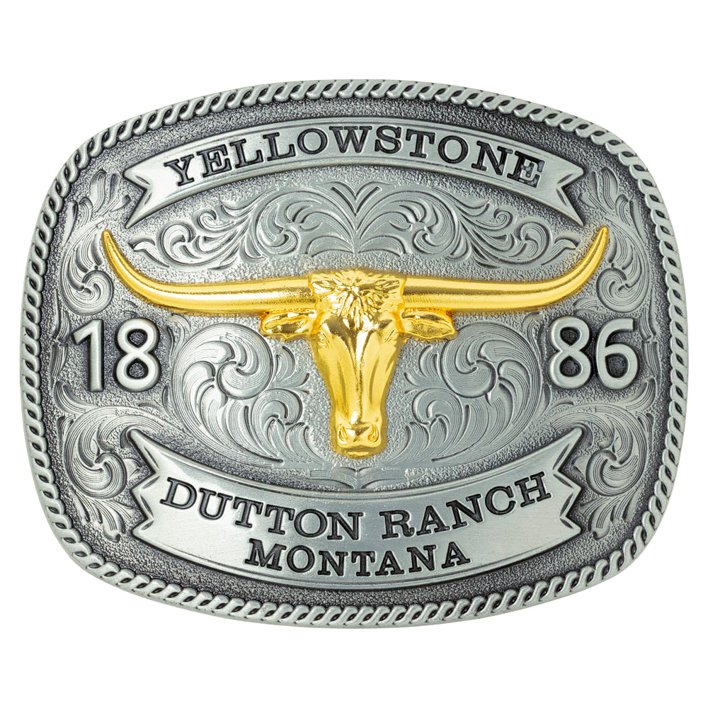 Stars & Stripes Yellowstone Buckle GS-612