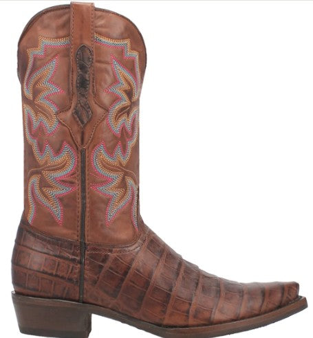 Dingo Gator In Brown DI 128 Mens Cowboy Boots
