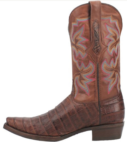 Dingo Gator In Brown DI 128 Mens Cowboy Boots
