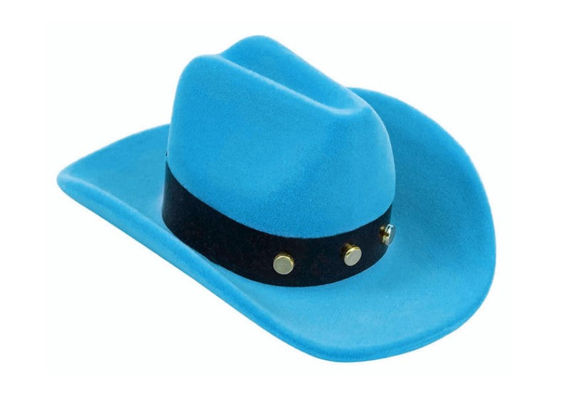 Western Express HE-142 Spur Earrings in Cowboy Hat Gift Box