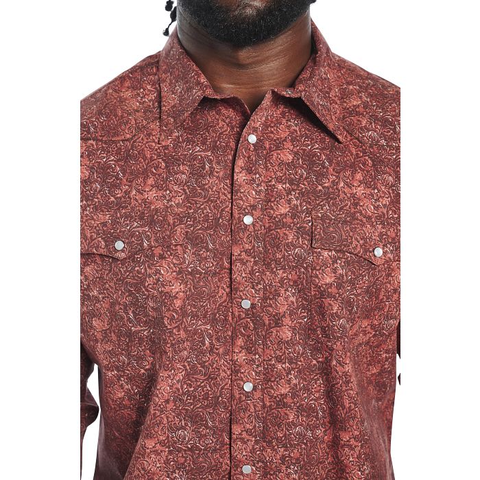 Justin Brands Shirt Floral Feather HJ-1508