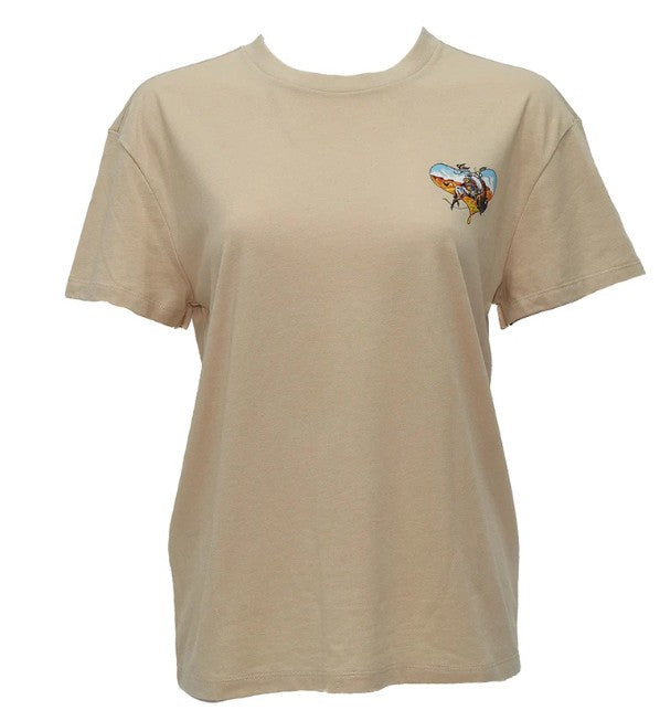 Hooey "Buffalo Heart" Tan w/Heart Logo T-shirt HT1786TN