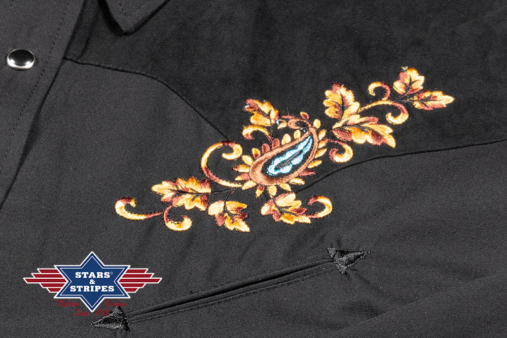 Hogan Black Men's Western Shirt
