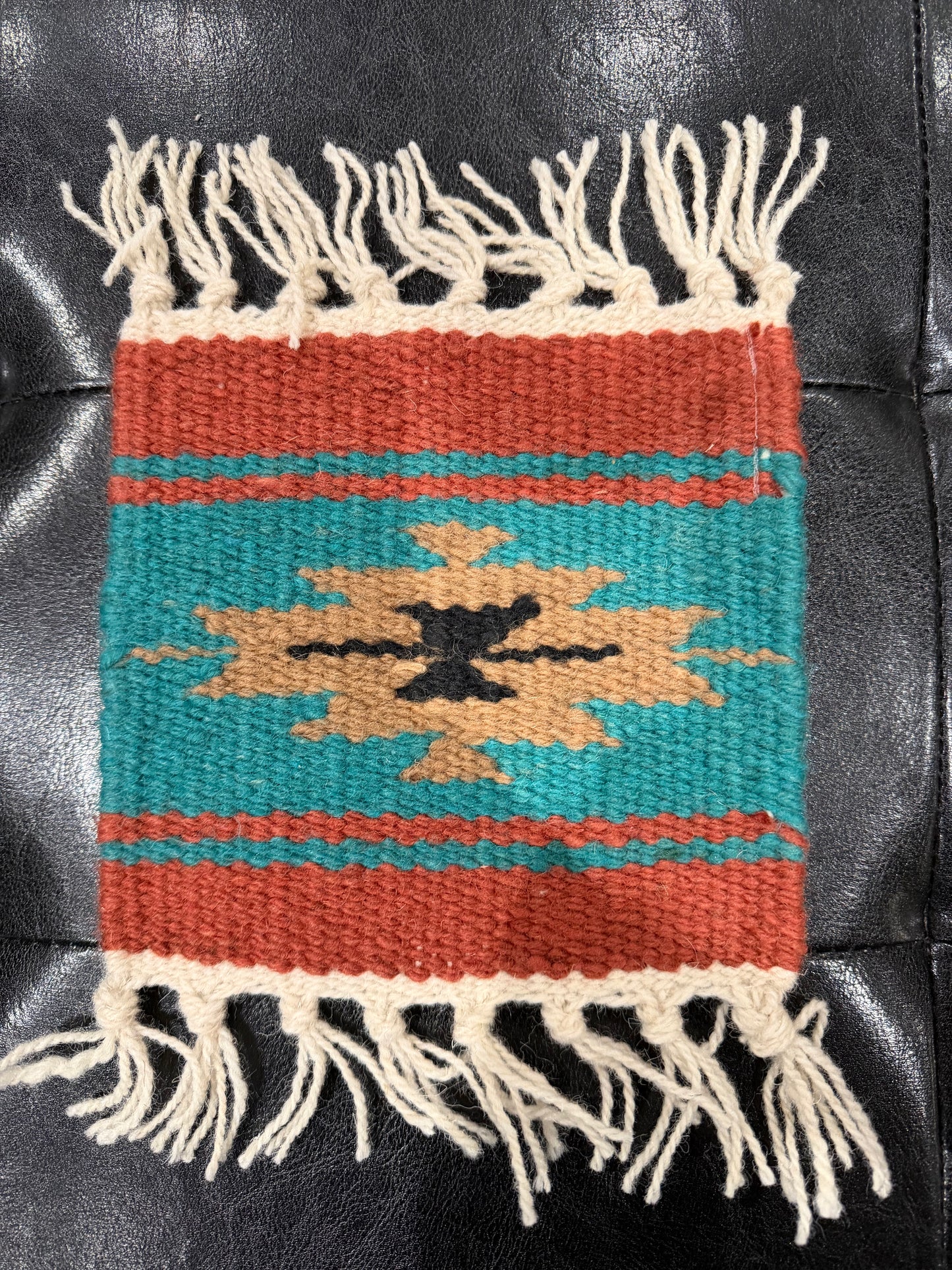 El Paso 6" X 6" Handwoven Wool Coasters